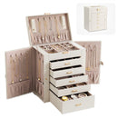 Jewellery Box 6 Layer Organiser Large Display Case Storage