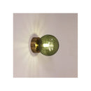 Ip44 Ribbed Optic Glass Wall Light