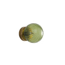 Ip44 Ribbed Optic Glass Wall Light