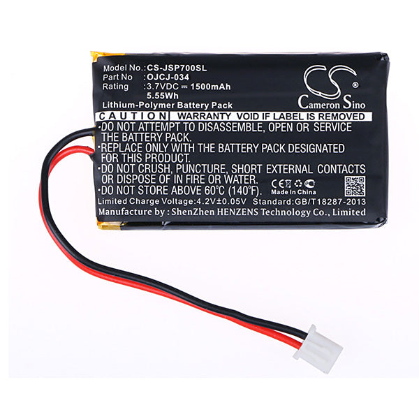 Cameron Sino Cs Jsp700Sl 1500Mah Replacement Battery For Jvc