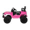 Kids Ride On Car 12V Electric Jeep Toy LED light Pink