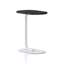 Jerome Side Table 560Mm W X 340Mm D X 600Mm H Black Top White Base