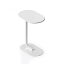 Jerome Side Table 560Mm W X 340Mm D X 600Mm H Natural White White Base