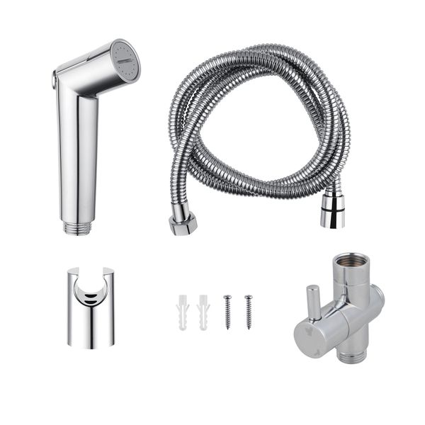 Handheld Douche Bidet Toilet Spray Jet Kit Hose Diverter