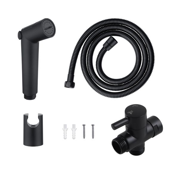 Handheld Douche Bidet Toilet Spray Jet Kit Hose Diverter
