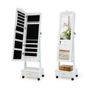 Jewellery Armoire With Full Length Mirror And Built In Led Light