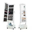 Jewellery Armoire With Full Length Mirror And Built In Led Light