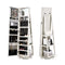 Full Length Mirrored Jewellery Cabinet Rotates 360 Degree