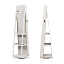 Full Length Mirrored Jewellery Cabinet Rotates 360 Degree