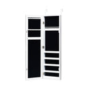 Jewelry Cabinet With 4 Tilting Angles And Full Length Mirror