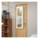 Jewelry Cabinet Armoire With Full Mirror With Lock And Lights White