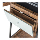 Lockable Freestanding Jewelry Organizer With Full Length Mirror