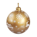 Christmas Inflatable Ball 60Cm Decoration Giant Bauble Gold