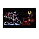 Christmas Motif Lights Led Rope Reindeer Waterproof Colourful Xmas
