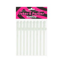 Jokes And Parties Glow In The Dark Willy Straws Set Of 9