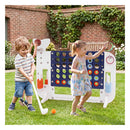 Jumbo Connect Four Game With Ring Toss And 2 Cups Holders