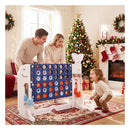 Jumbo Connect Four Game With Ring Toss And 2 Cups Holders