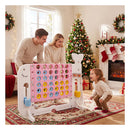 Jumbo Connect Four Game With Ring Toss And 2 Cups Holders