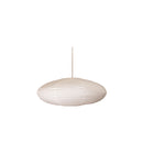 Oval Flax White Linen Shade