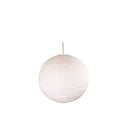 Round Flax White Linen Shade