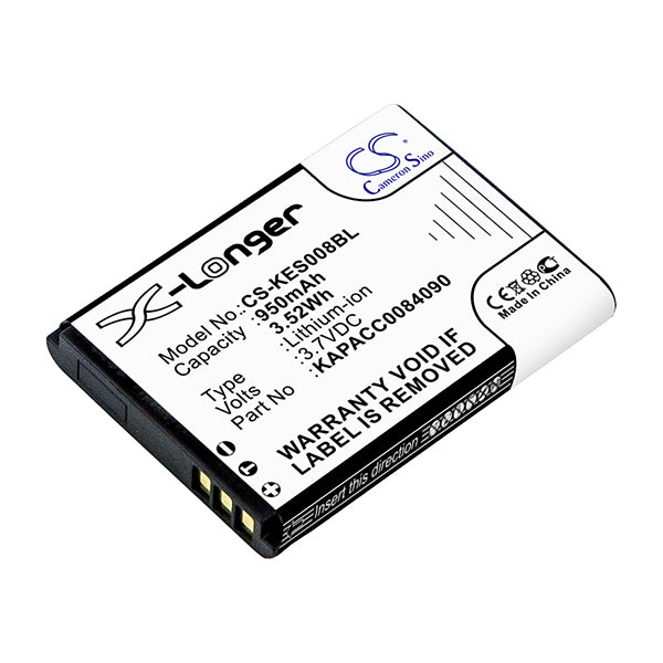 Cameron Sino Cs Kes008Bl 950Mah Replacement Battery For Kap Else