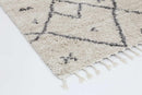 Indigo Drift Cream Grey Tribal Rug