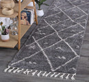 Ivory Drift Grey Cream Tribal Rug