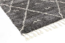 Ivory Drift Grey Cream Tribal Rug