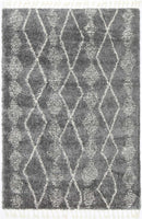 Lagoon Drift Grey Cream Tribal Rug