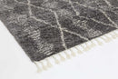 Lagoon Drift Grey Cream Tribal Rug