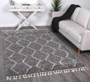 Laurel Drift Grey Tribal Rug
