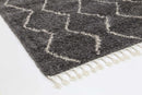 Lunar Drift Grey Tribal Rug