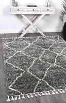 Maple Drift Grey Tribal Rug
