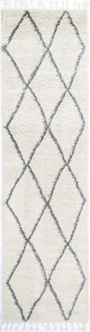 Meadow Drift Cream Diamond Tribal Rug
