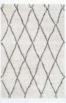 Meadow Drift Cream Diamond Tribal Rug