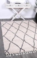 Meadow Drift Cream Diamond Tribal Rug