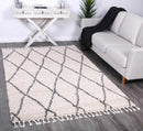 Meadow Drift Cream Diamond Tribal Rug