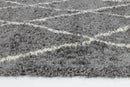 Misty Drift Grey Diamond Tribal Rug
