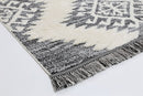 Moonlit Drift Cream Anthracite Tribal Rug