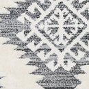 Moonlit Drift Cream Anthracite Tribal Rug