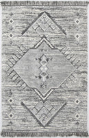 Opal Drift Cream Grey Tribal Rug
