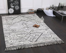 Opal Drift Cream Grey Tribal Rug