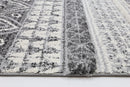Orchid Drift Cream Anthracite Tribal Rug