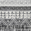 Orchid Drift Cream Anthracite Tribal Rug