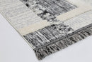 Pearl Drift Cream Anthracite Tribal Modern Rug