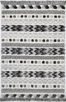 Pine Drift Cream Anthracite Tribal Rug