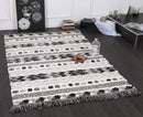 Pine Drift Cream Anthracite Tribal Rug