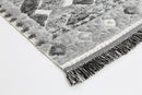 Rosewood Drift Cream Anthracite Tribal Rug