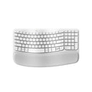 Logitech Ergo Series Wave Keys Wireless Ergonomic Keyboard Offwhite