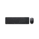 Rapoo Wireless Stylish 10M Range Optical Mouse And Keyboard Black